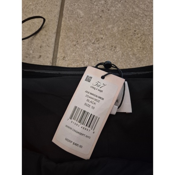 Cinq à Sept Jolie Marceau Strapless Dress - Black - Size 10 - Midi - Cocktail - Picture 6 of 8